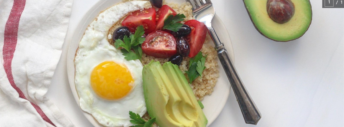 Quinoa & Egg Breakfast Plate Recipe